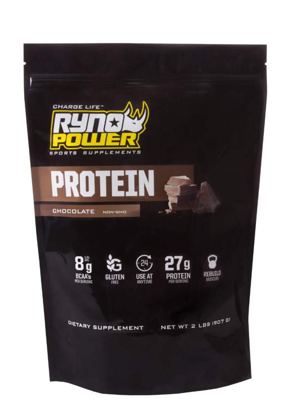 Proteina Chocolate Premium Whey 2lb   Ryno Power - Imagen 3
