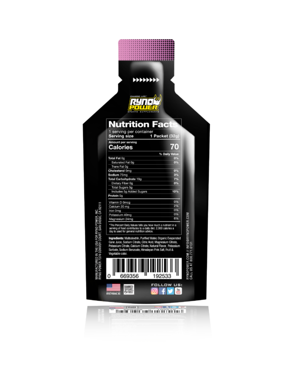 Mana Performance Gel Premium Mixed Berries Ryno Power (32g) - Imagen 3