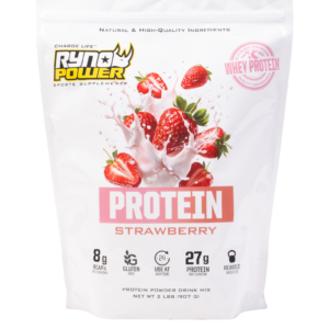 Proteina Frutilla Premium Powder 2lb Ryno Power